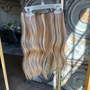 #882 16” halo extension medium ash blonde